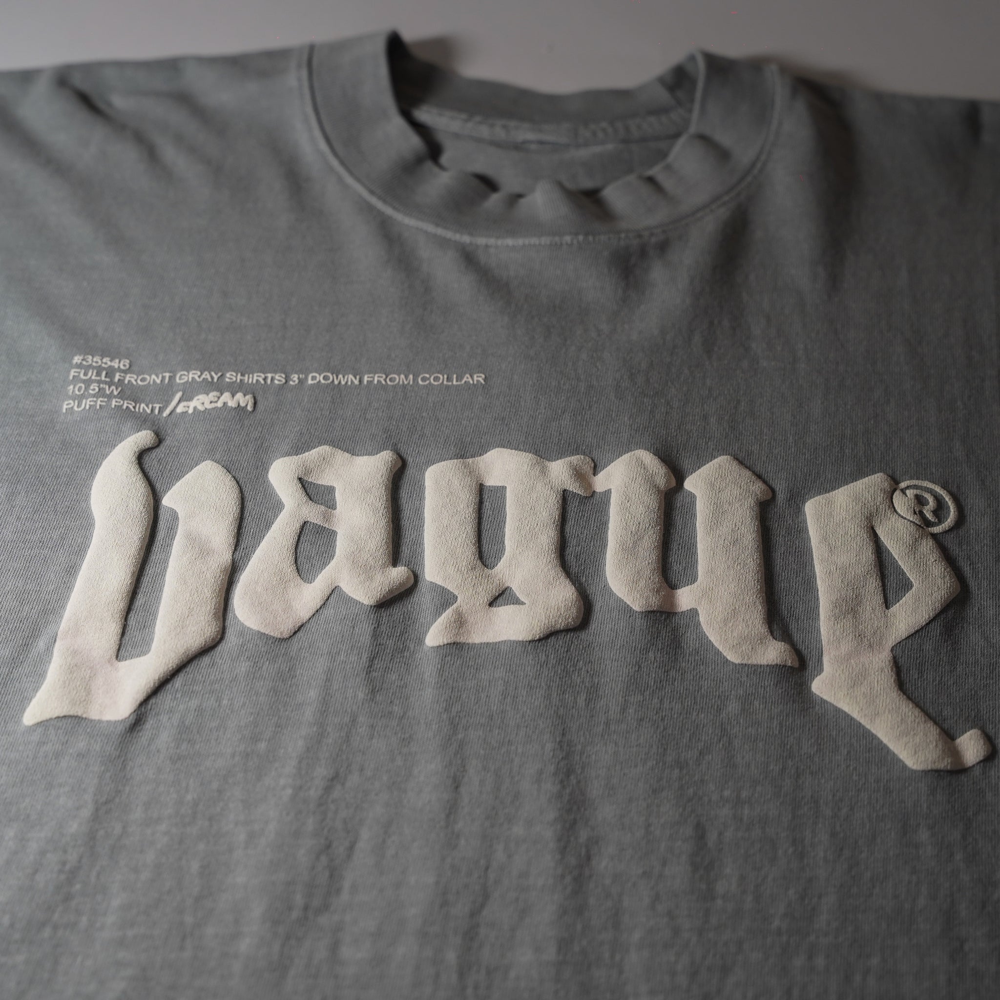 VAGUE DECONSTRUCTED TEE [MOONROCK]