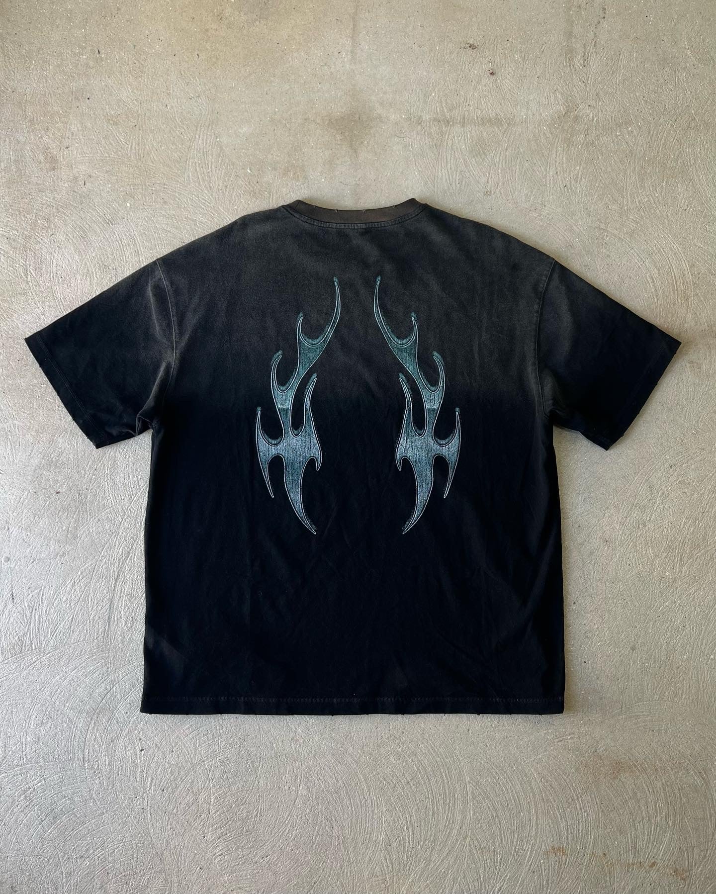 HEAVY METAL TEE [AGED BLACK]