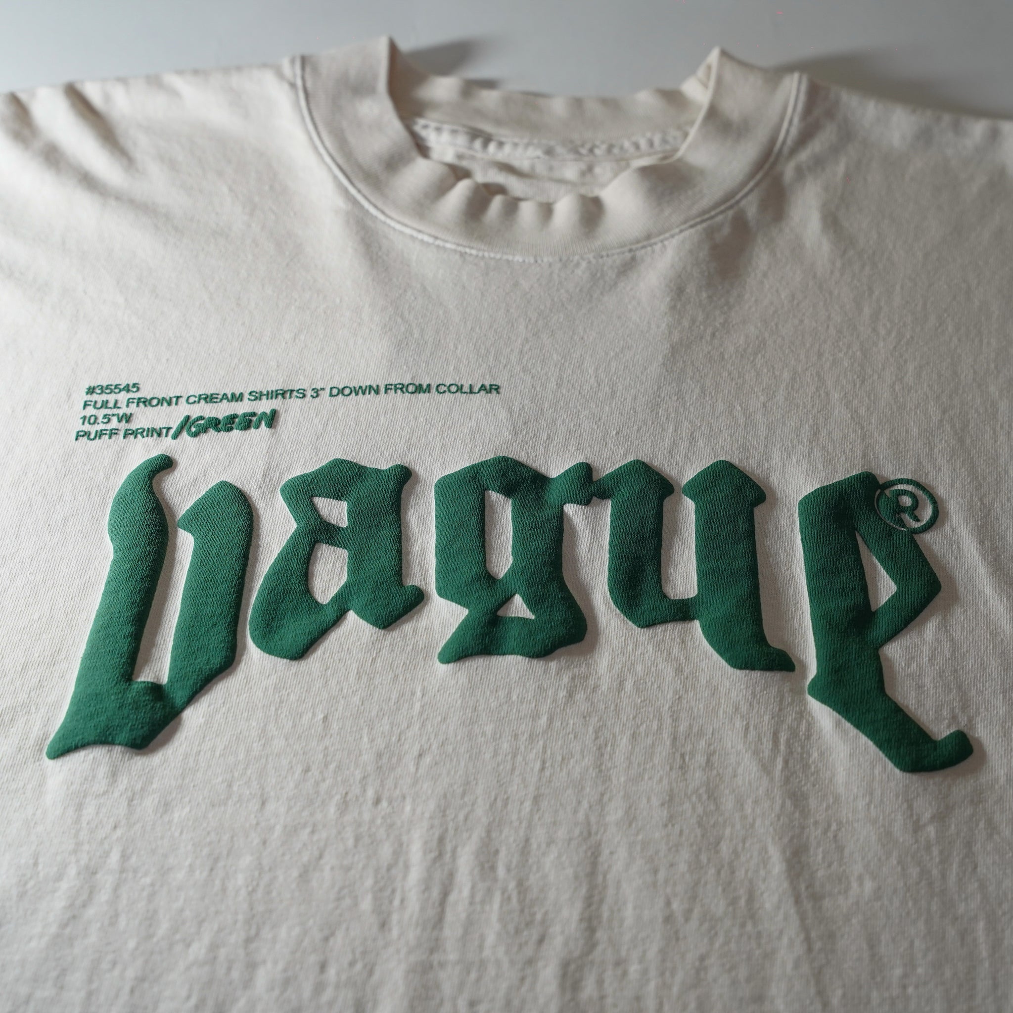 VAGUE DECONSTRUCTED TEE [CREAM]