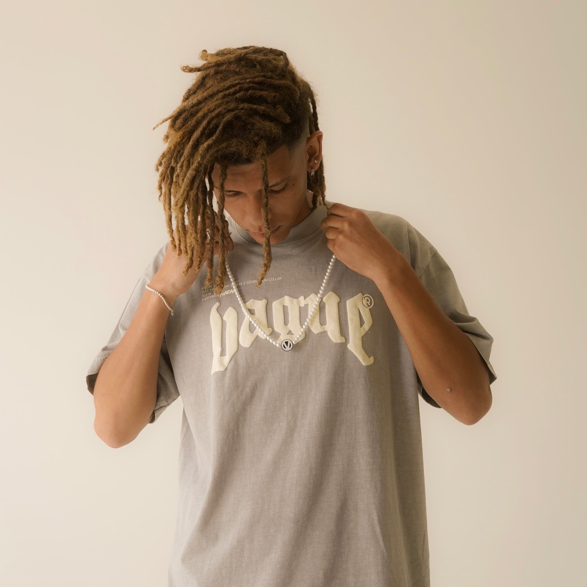 VAGUE DECONSTRUCTED TEE [MOONROCK]