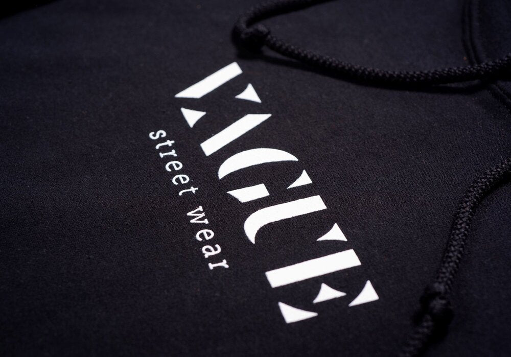 VAGUE LOGO HOODIE [BLACK]