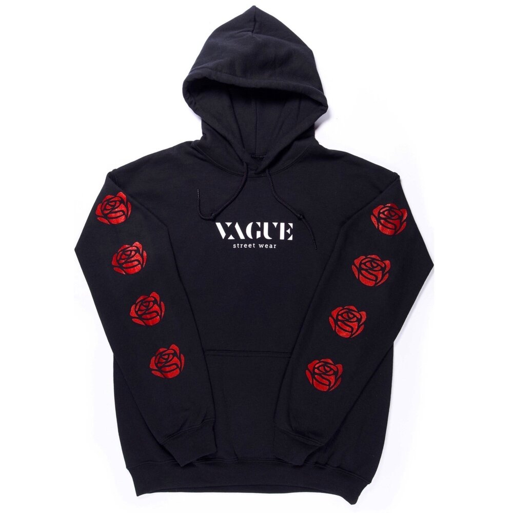 VAGUE LOGO HOODIE [BLACK]