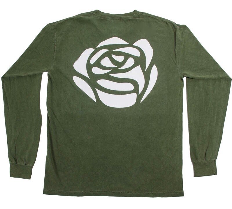 VAGUE LOGO LONG SLEEVE [OLIVE]