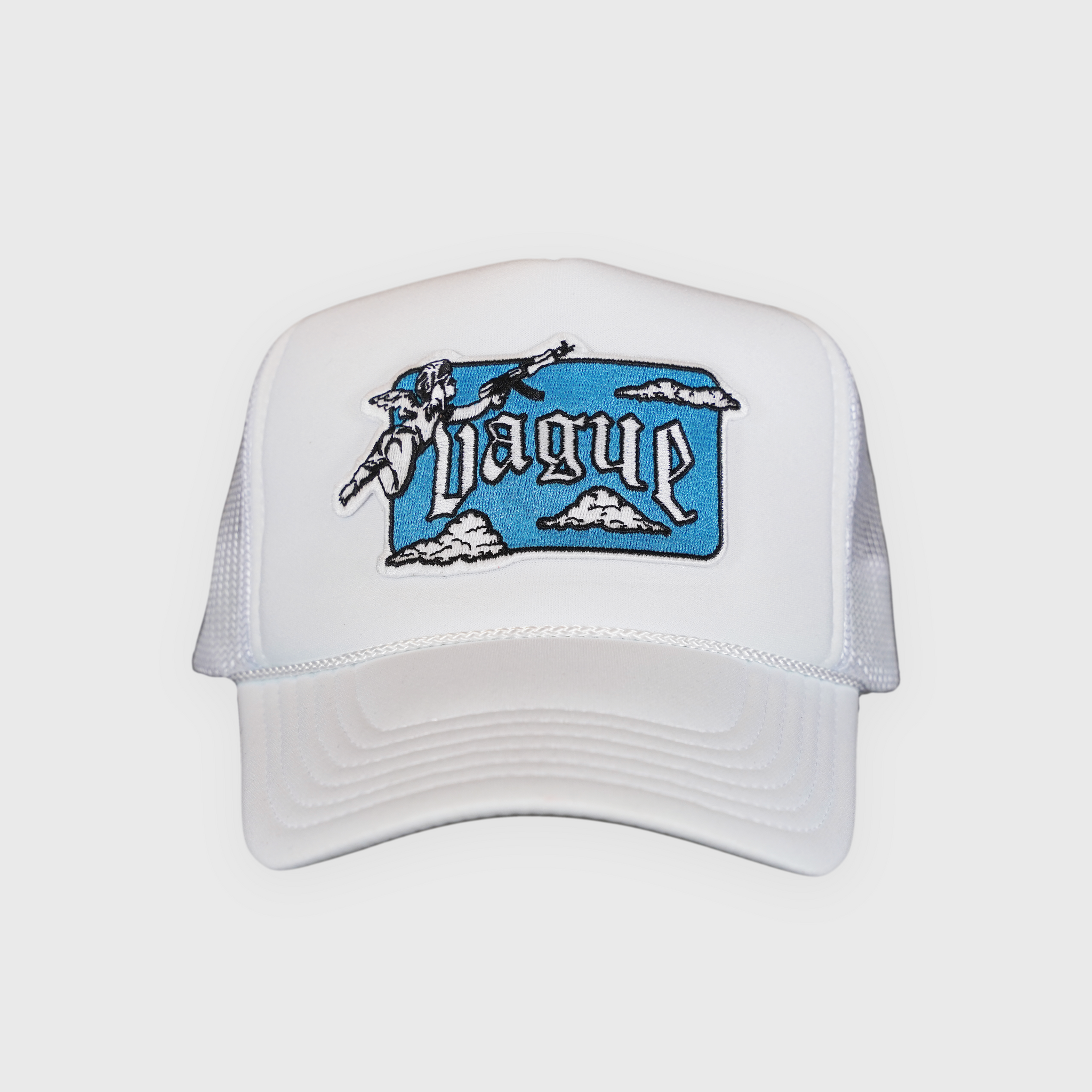 GUARDIAN ANGEL TRUCKER HAT [WHITE]